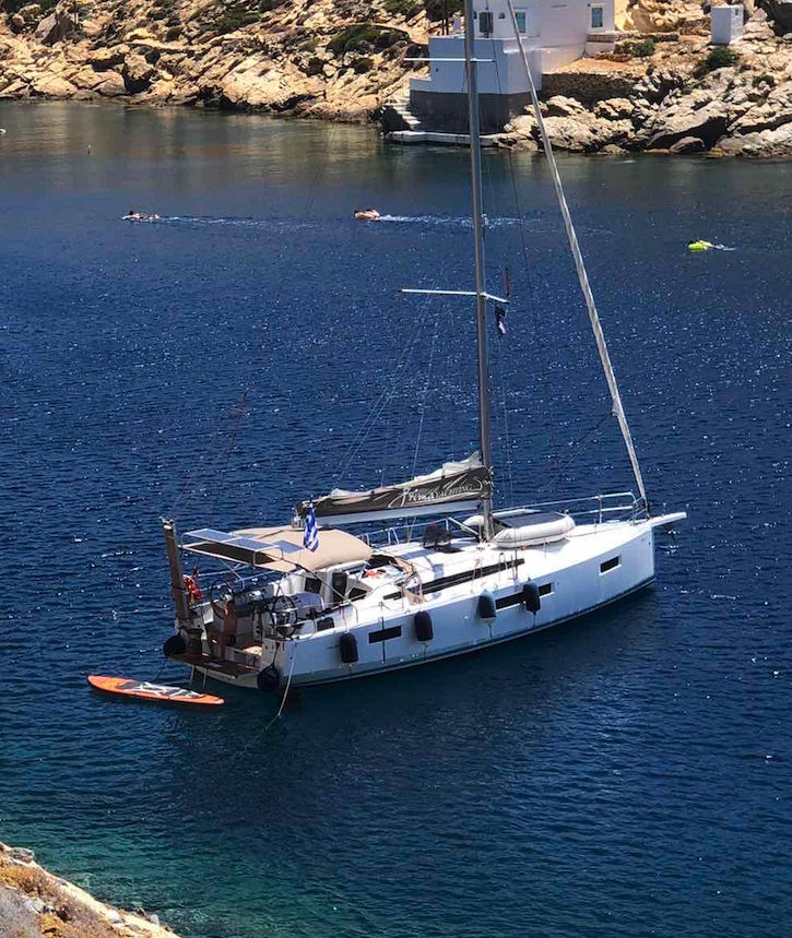 Photo #1 - Sun Odyssey 410 - 3 cab. (Aquaholic) en Athens, Alimos marina - 45458