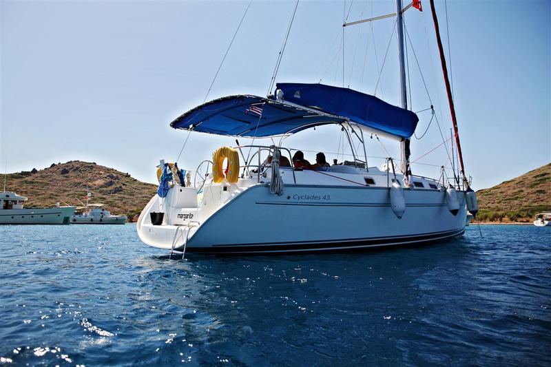 Photo #1 - Cyclades 43.4 (Kalypso) en Gümbet Marina - 46090