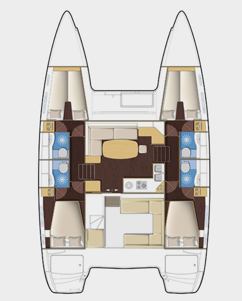 Lagoon 39 - 4 + 2 cab. — photo 2
