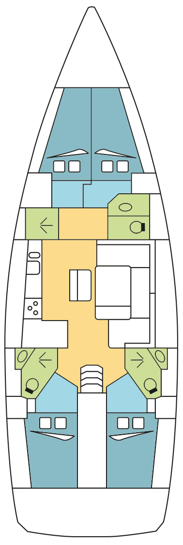 Bavaria Cruiser 46 - 4 cab. — photo 2