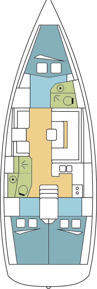 Sun Odyssey 419 - 3 cab. — photo 2