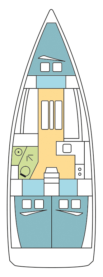 Sun Odyssey 349 - 3 cab. — photo 2