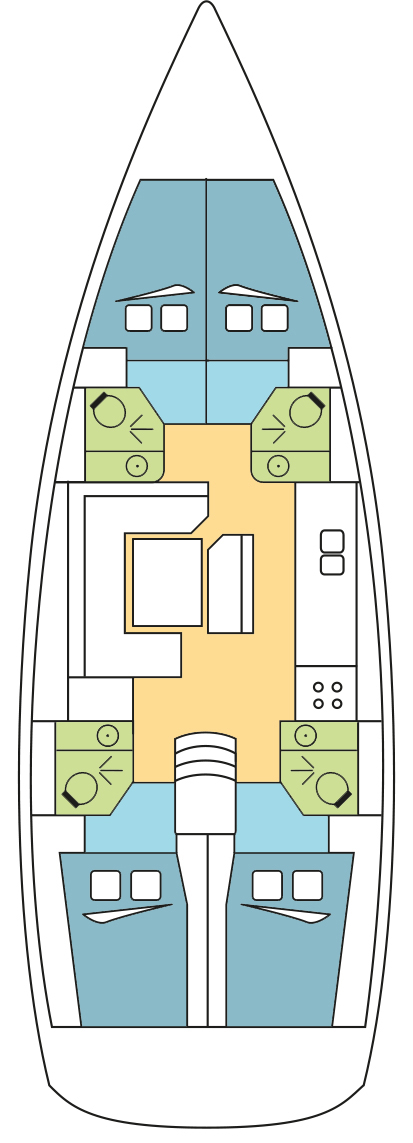 Sun Odyssey 479 - 4 cab. — photo 2