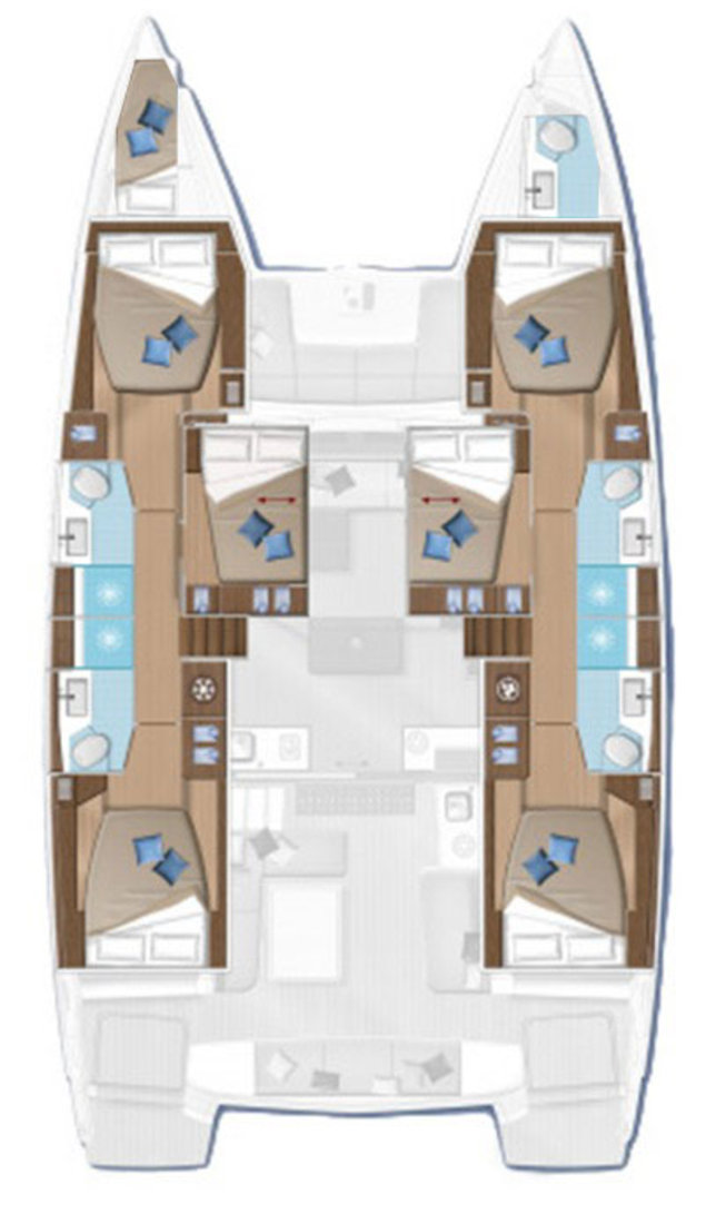 Lagoon 50 - 6 + 1 cab. — photo 2