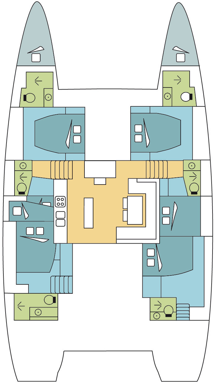 Lagoon 52 F - 6 + 2 cab. — photo 2