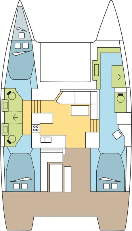 Fountaine Pajot Astrea 42 - 3 + 1 cab. — photo 2