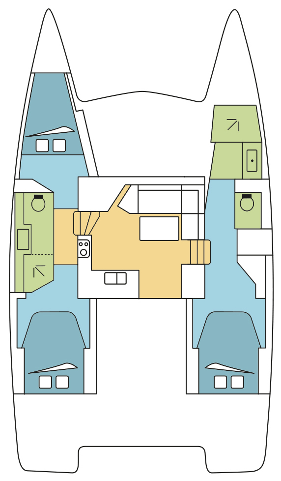 Fountaine Pajot Lucia 40 - 3 cab. — photo 2