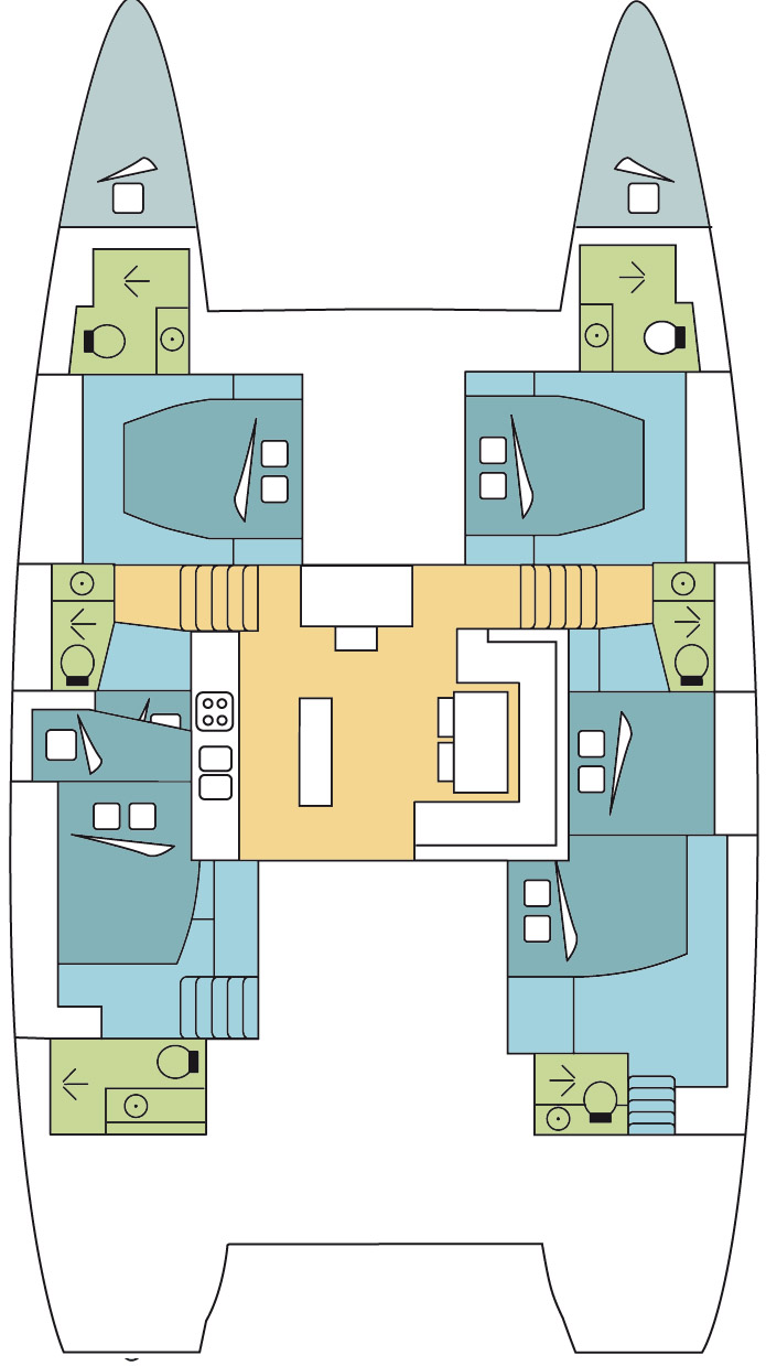 Lagoon 52 F - 6 + 2 cab. — photo 2