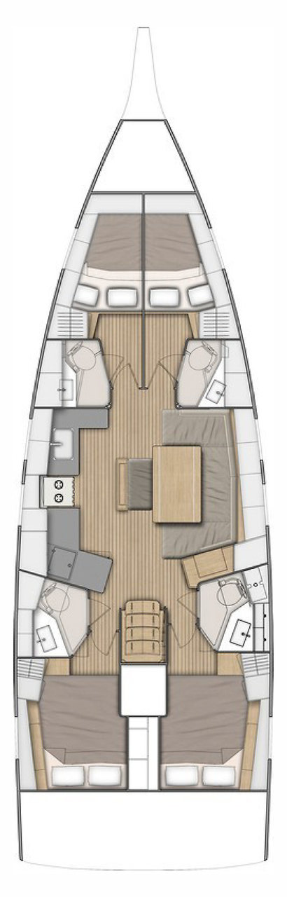 Oceanis 46.1 - 4 cab. — photo 2