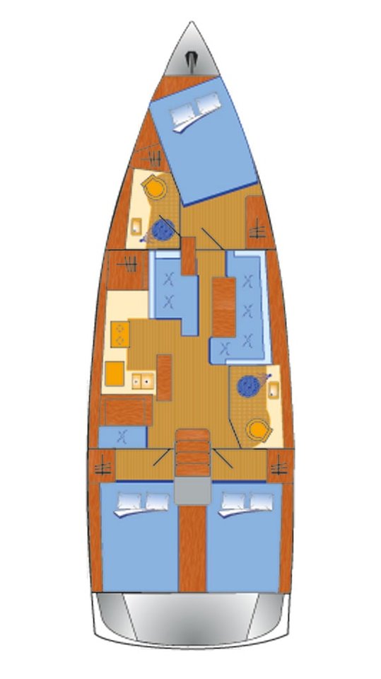 Sun Odyssey 410 - 3 cab. — photo 2