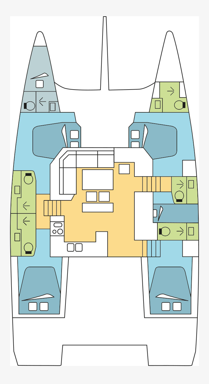 Dufour 48 Catamaran - 5 + 1 cab. — photo 2