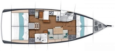 Sun Odyssey 440 - 4 cab. — photo 9