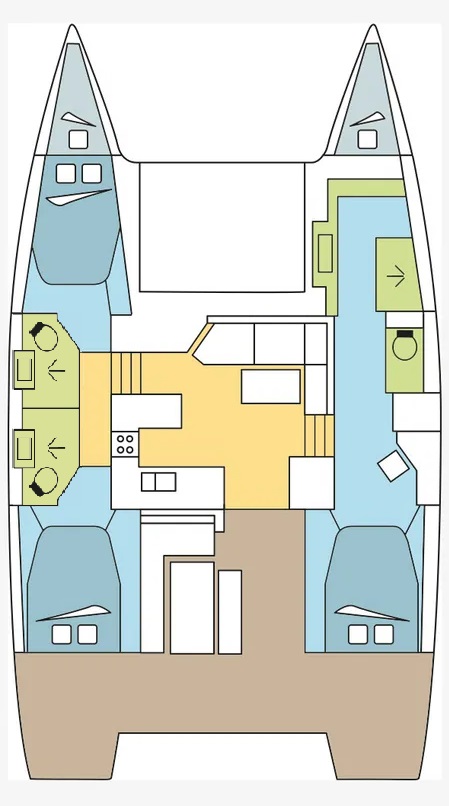 Fountaine Pajot Astrea 42 - 3 + 2 cab. — photo 2