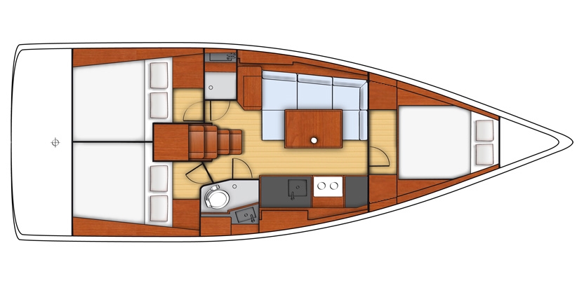 Oceanis 38 - 3 cab. — photo 2
