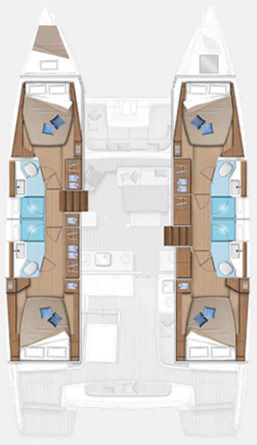 Lagoon 46 - 4 + 1 cab. — photo 4