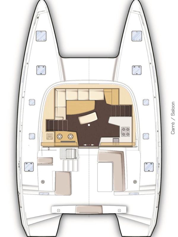 Lagoon 42 - 4 + 2 cab. — photo 3