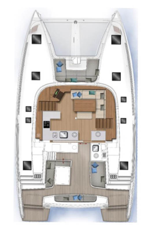 Lagoon 46 - 4 + 2 cab. — photo 3