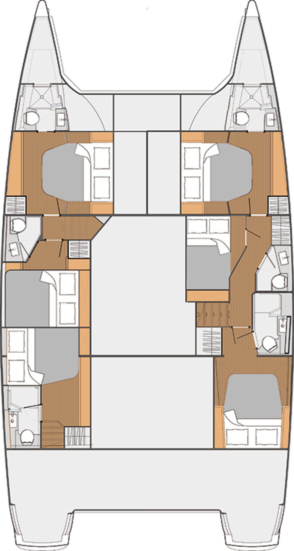 Fountaine Pajot Saba 50 - 6 + 1 cab. — photo 2