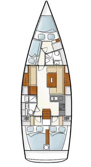 Hanse 430 - 4 cab. — photo 2