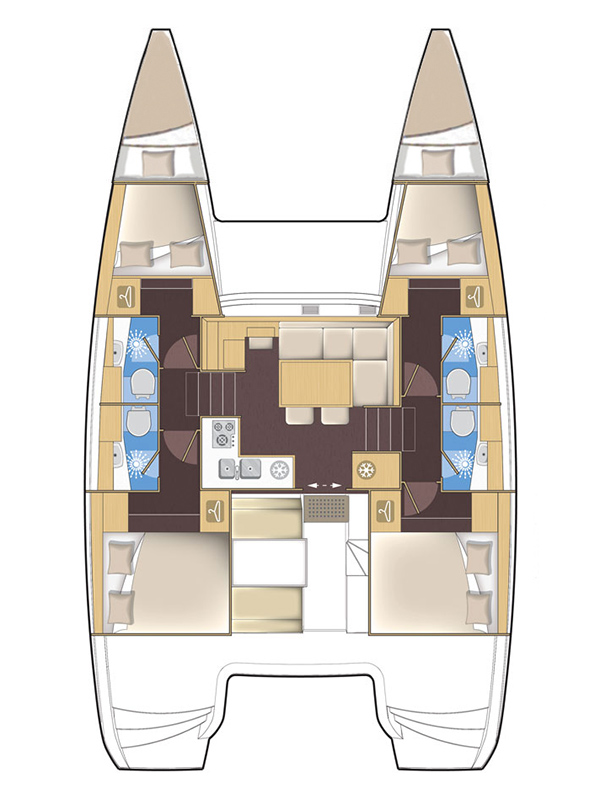 Lagoon 39 - 4 + 2 cab. — photo 2