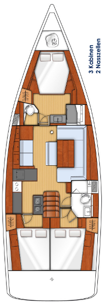 Oceanis 48 - 3 cab. — photo 2