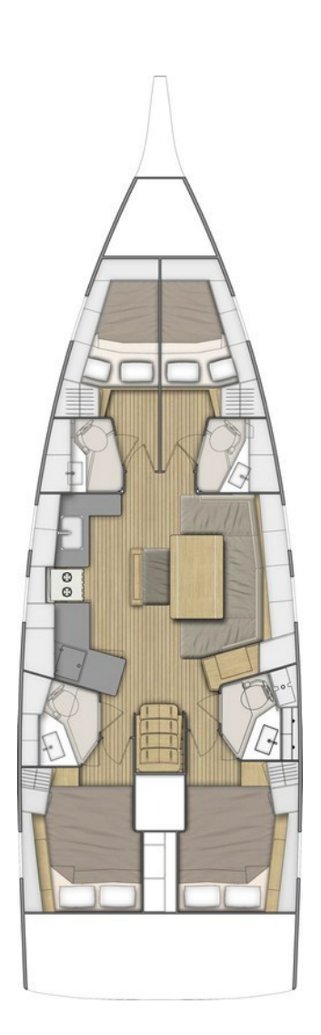 Oceanis 46.1 - 4 + 1 cab. — photo 2