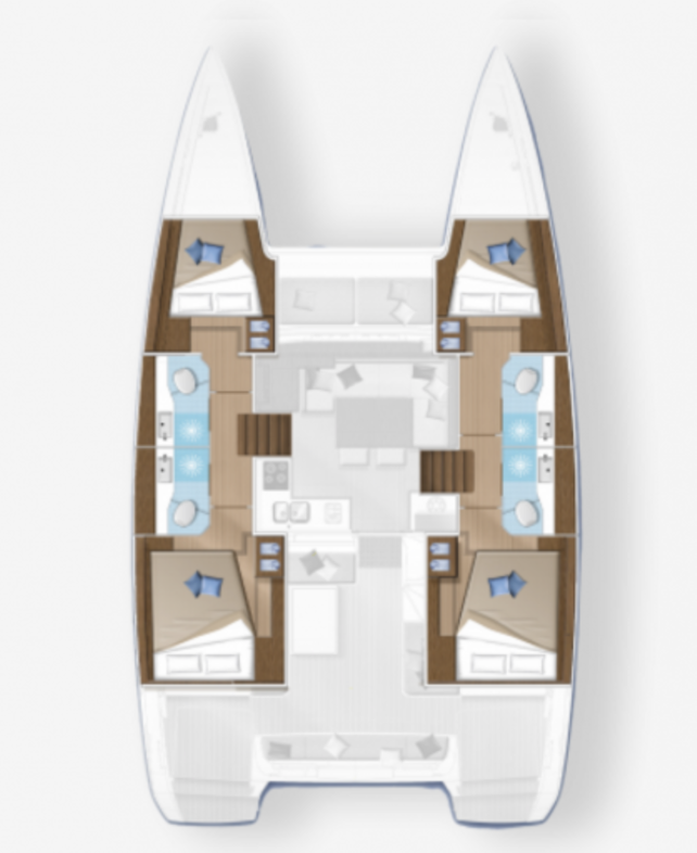 Lagoon 40 - 4 cab. — photo 2