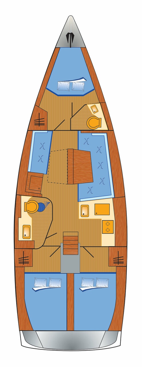Hanse 418 - 3 cab. — photo 2