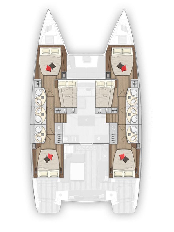 Lagoon 50 - 6 + 1 cab. — photo 2