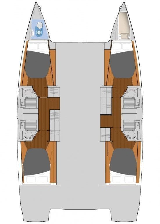 Fountaine Pajot Astrea 42 - 4 + 1 cab. — photo 2