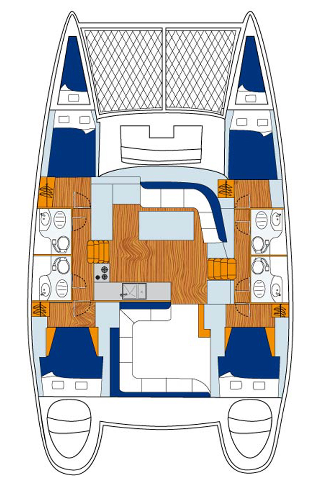 Lagoon 440 - 6 cab. — photo 2