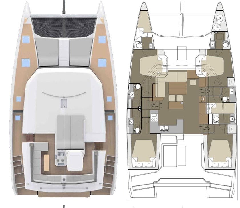 Dufour 48 Catamaran - 5 + 1 cab. — photo 2