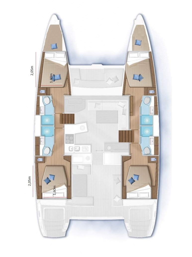 Lagoon 450 F - 4 + 2 cab. — photo 2