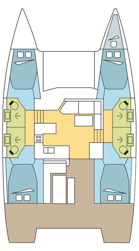 Lagoon 42 - 4 + 1 cab. — photo 2