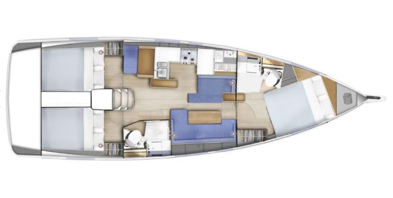 Sun Odyssey 410 - 3 cab. — photo 18