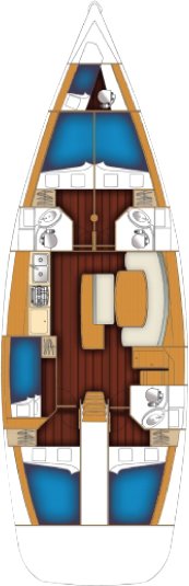 Cyclades 50.5 - 5 + 1 cab. — photo 2