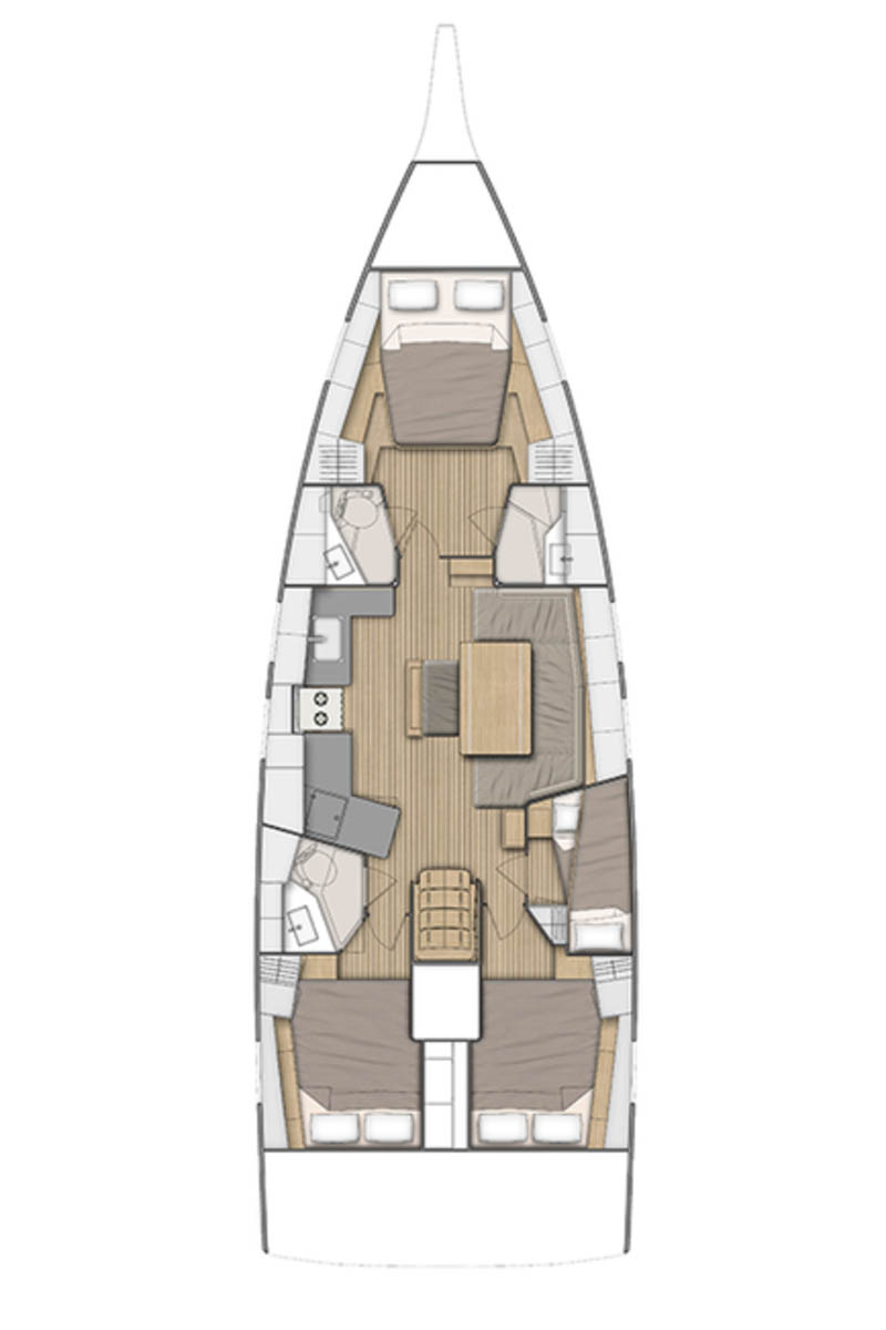 Oceanis 46.1 - 4 cab. — photo 2