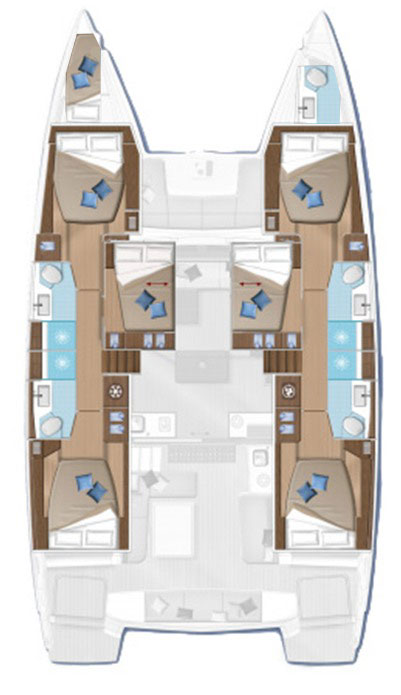 Lagoon 50 - 6 + 1 cab. — photo 2