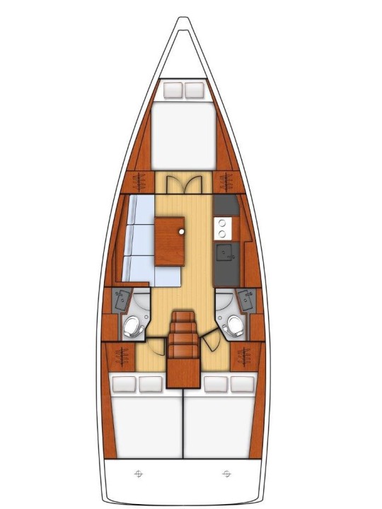 Oceanis 38 - 3 cab. — photo 2