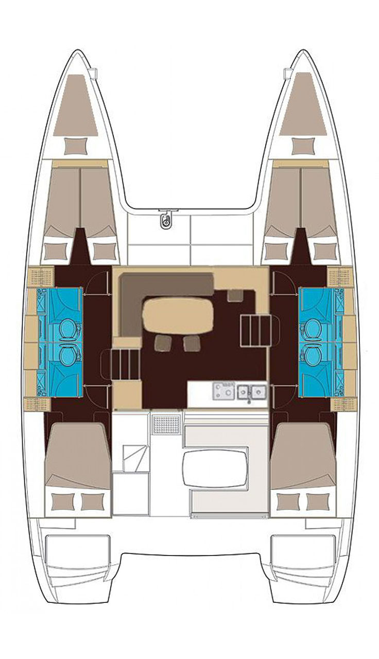 Lagoon 400 - 4 + 2 cab. — photo 2