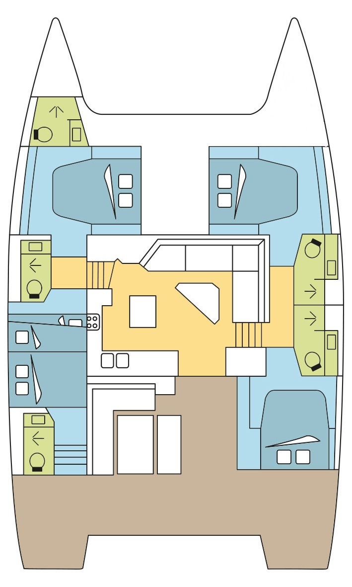 Fountaine Pajot Saona 47 - 5 cab. — photo 2