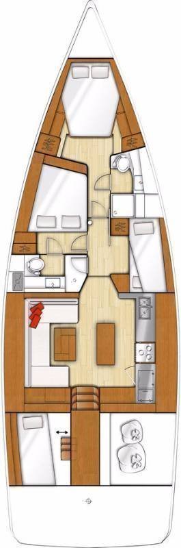 Beneteau Sense 50 - 3 + 1 cab. — photo 2