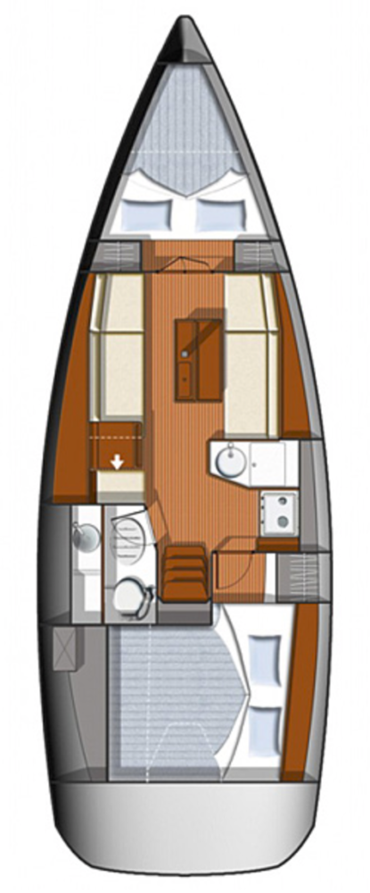 Sun Odyssey 33i - 2 cab. — photo 2
