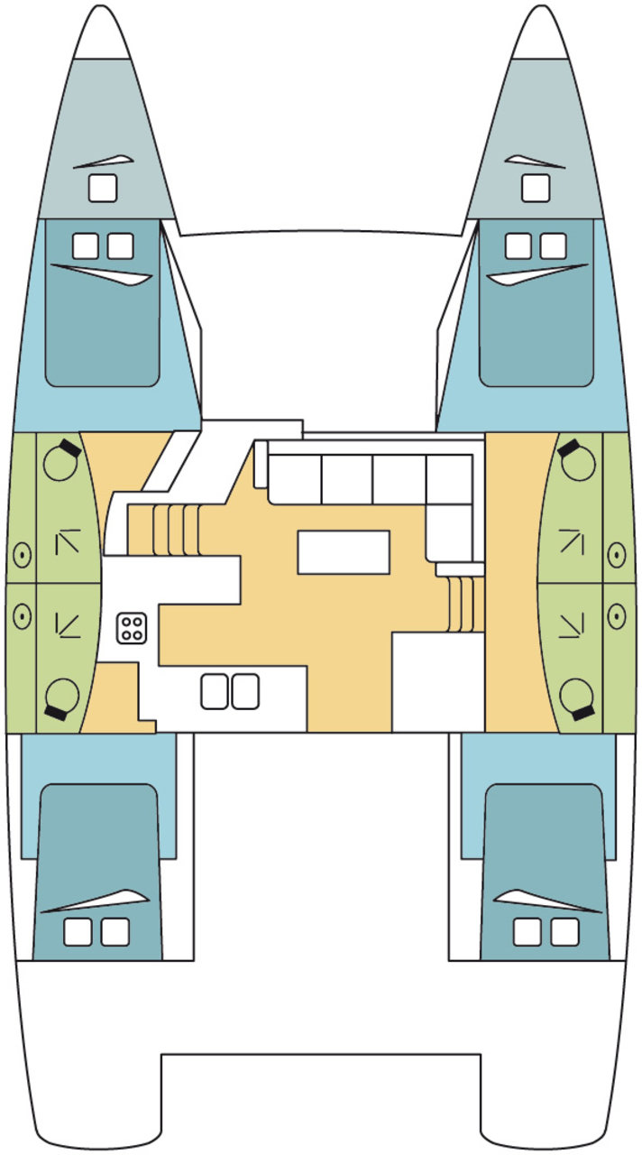 Fountaine Pajot Elba 45 - 4 + 2 cab. — photo 7