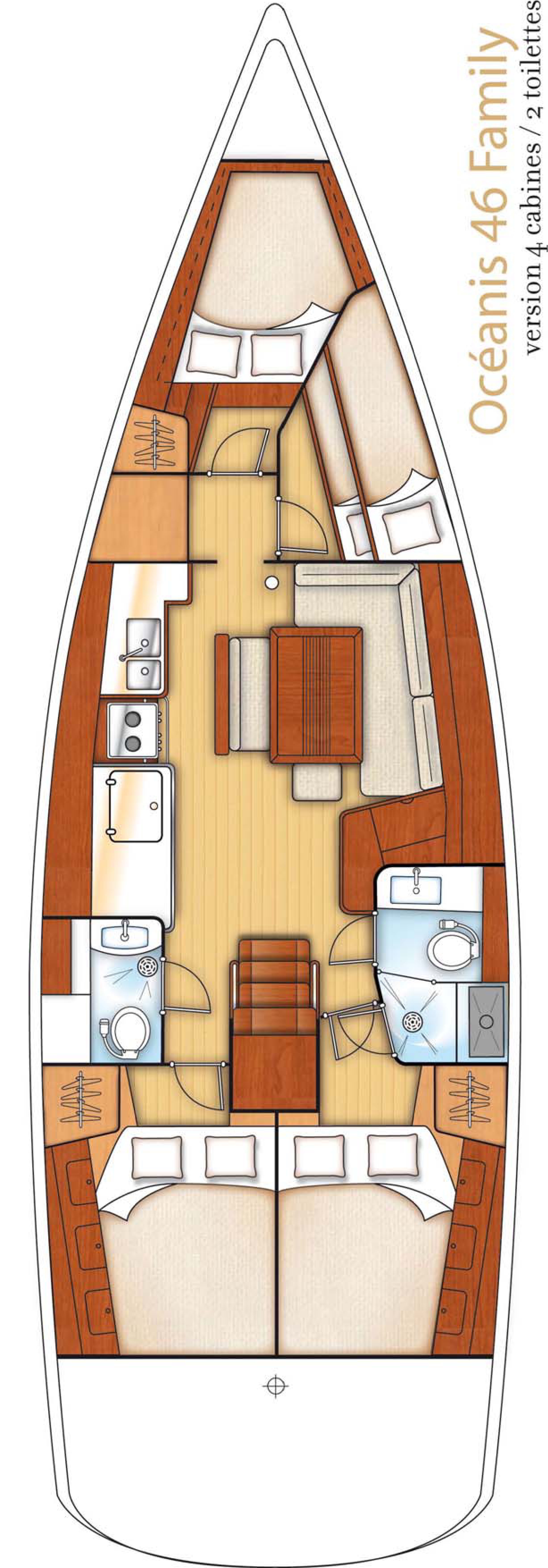 Oceanis 46 - 4 cab. — photo 2