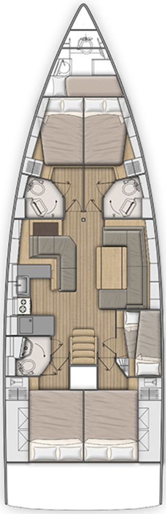 Oceanis 51.1 - 5 + 1 cab. — photo 2