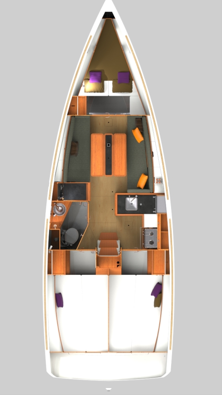 Sun Odyssey 349 - 3 cab. — photo 2