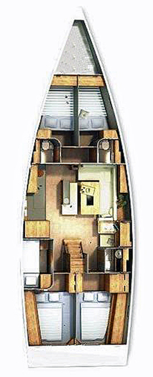 Hanse 505 - 5 cab. — photo 2