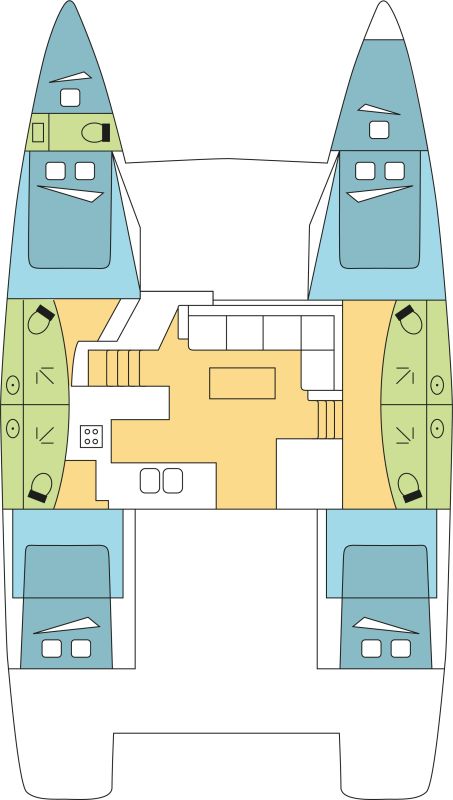 Fountaine Pajot Elba 45 - 4 + 2 cab. — photo 2