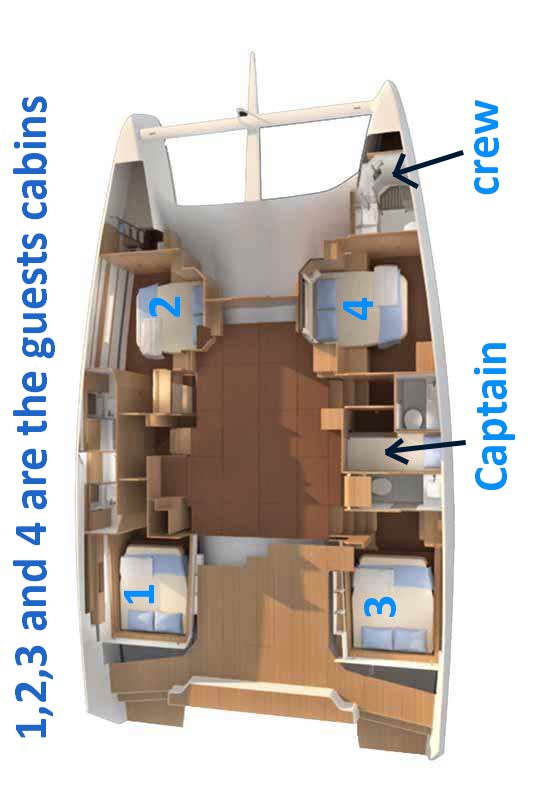 Dufour 48 Catamaran - 5 + 1 cab. — photo 2